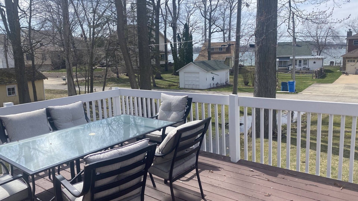 Manitou Beach-Devils Lake House | Lake Views from Great Deck, newly remodeled, Family members of all ages