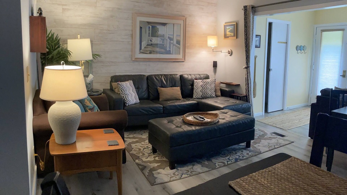 Port Clinton Condo | Lake views from patio! Walk to Jet Express/Docks Beach House/Downtown 1st Floor!