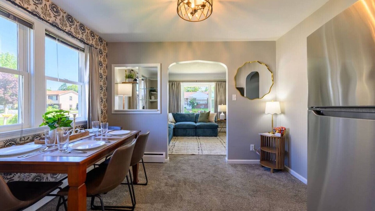 Alpena House | Lake Views | King Bed | Fenced