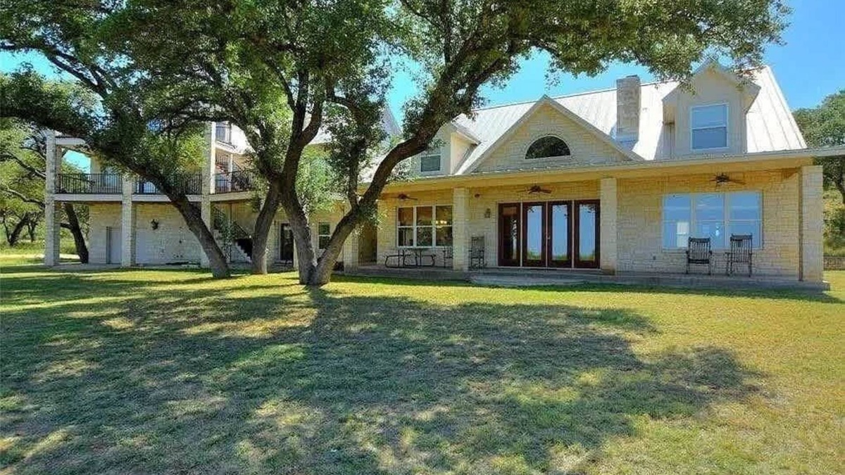 Burnet House | Lakefront 6BR Retreat w Dock & Game Room