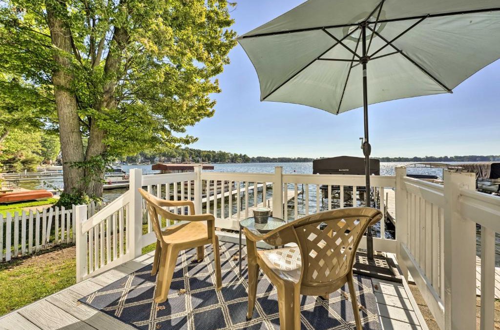 Angola House | Lakefront Angola Retreat with Swimming Area!