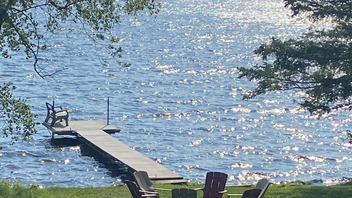 Phillips House | Lakefront cabin on Musser Lake! Beautiful spot to relax! Dogs welcome!
