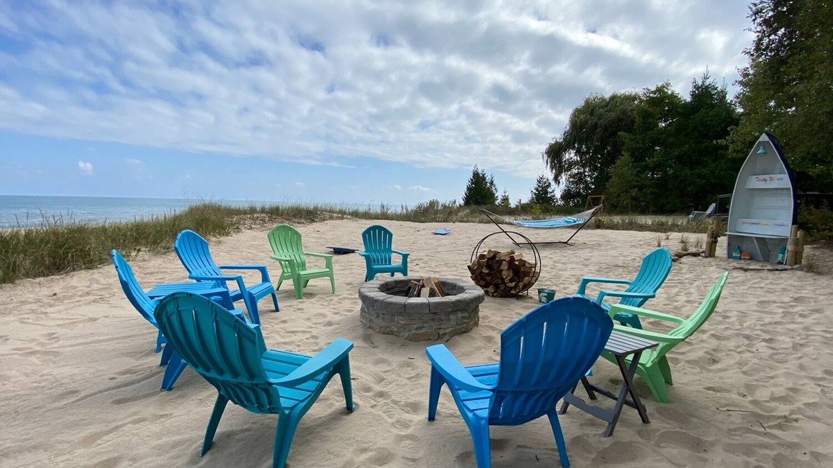 Greenbush Cabin | Lakefront Cabin - Private Sugar Sand Beach on Lake Huron!