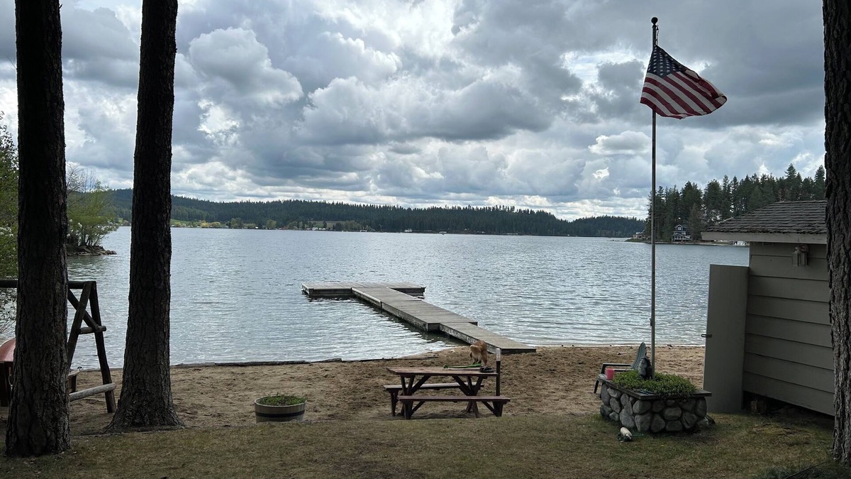 Loon Lake Cabin | Lakefront Cabin with Sandy Beach and private dock