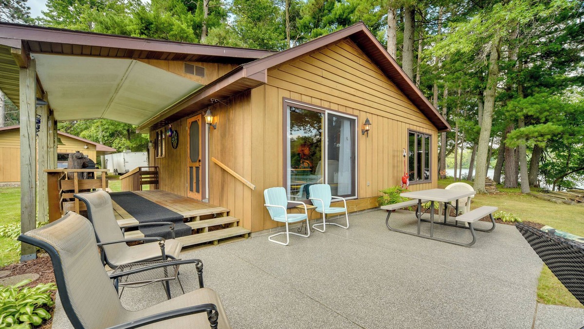 Chetek Cabin | Lakefront Chetek Vacation Rental w/Private Dock!