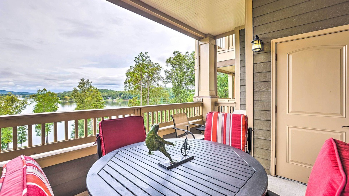 Talladega Condo | Lakefront Condo w/Community Pool & Boat Dock