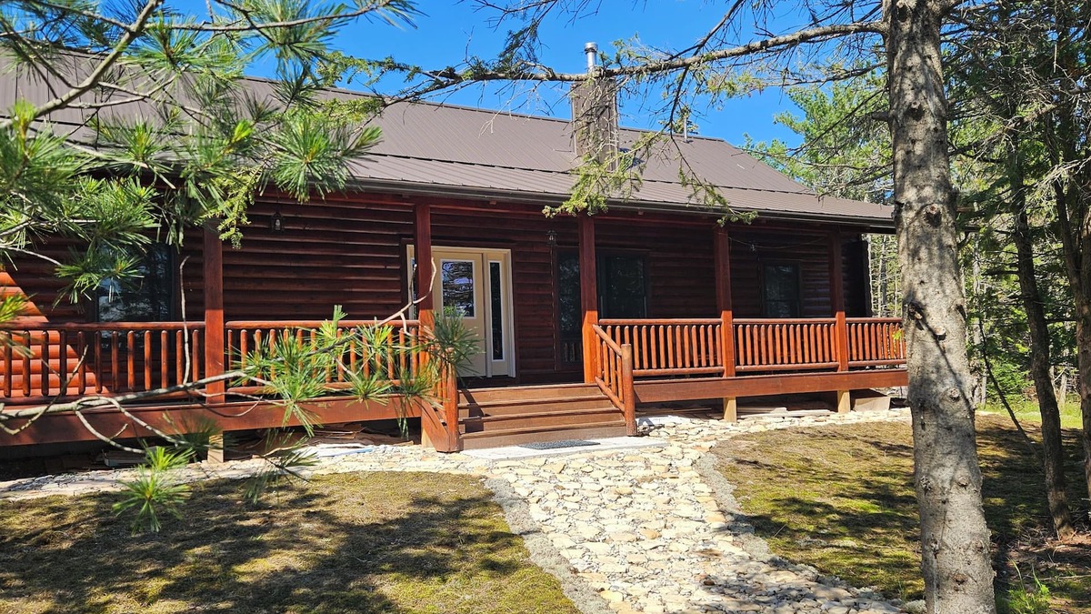 Alpena Cottage | Lakefront cottage, construction 2023, with 300 ft private beach on Lake Huron