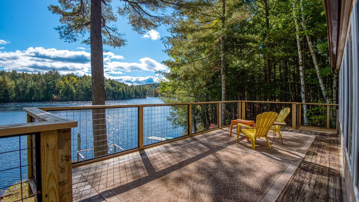 Newfield Cottage | Lakefront Cottage with Private Dock and Kayaks. Dog-Friendly