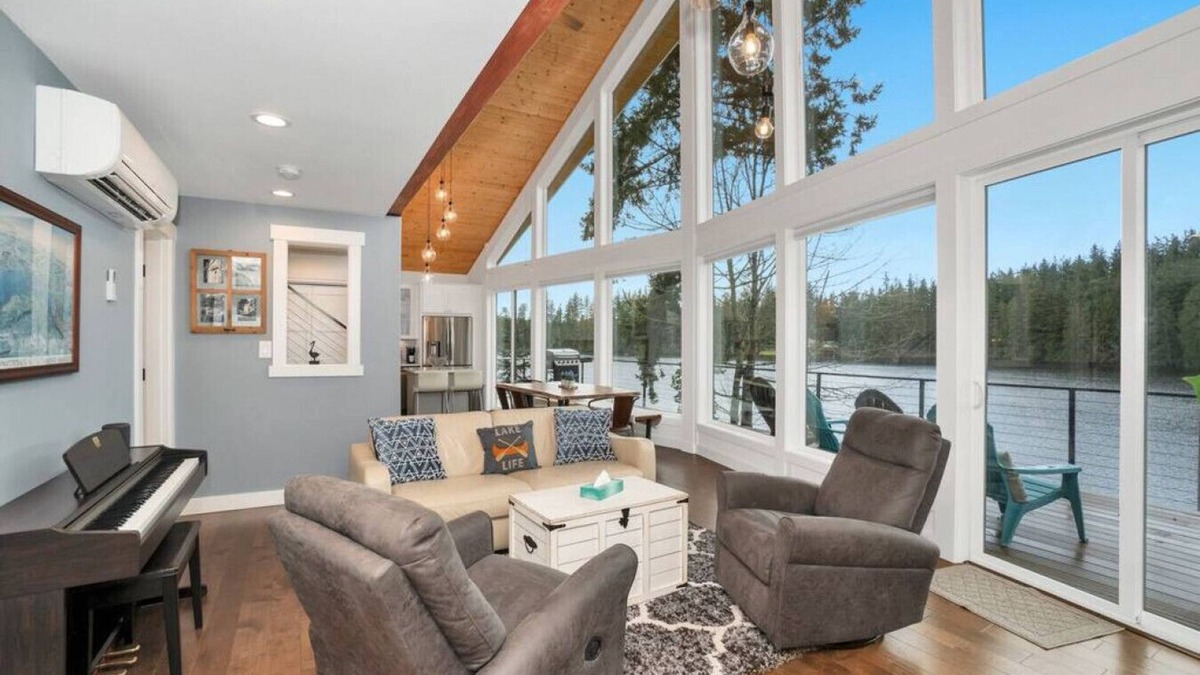 Warm Beach House | Lakefront Dreams | Kayaks, Private Dock, Views!