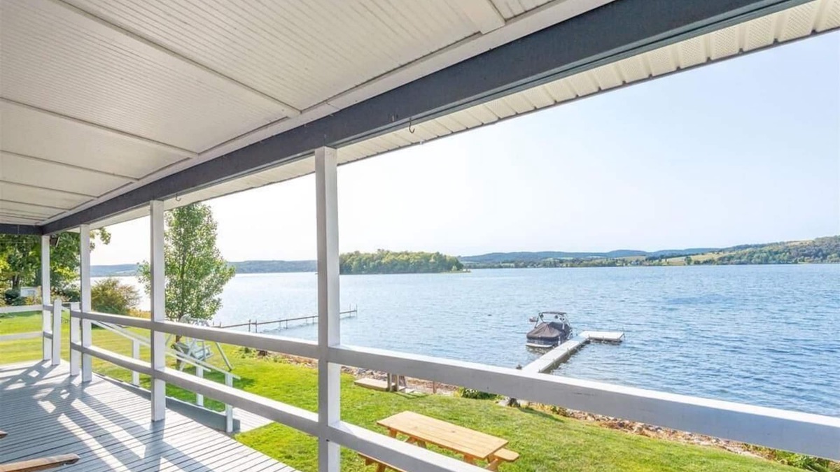 Richfield Springs House | Lakefront Home With Island View