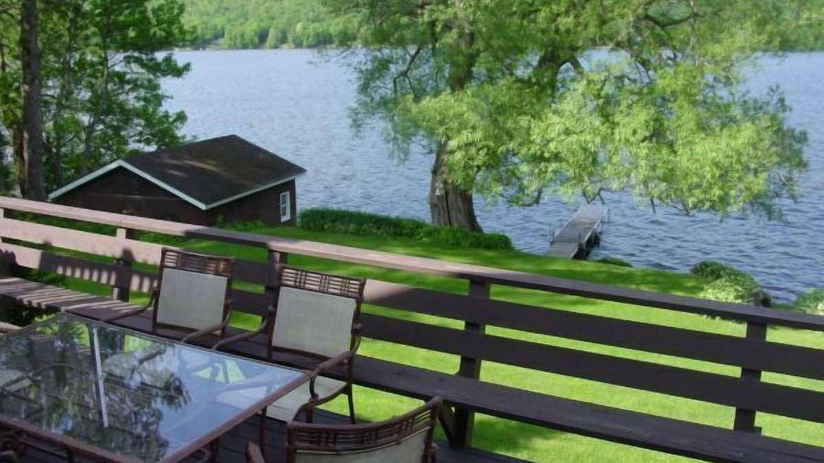 Town of Bellmont House | Lakefront Home Adirondacks on Chateaugay Lake