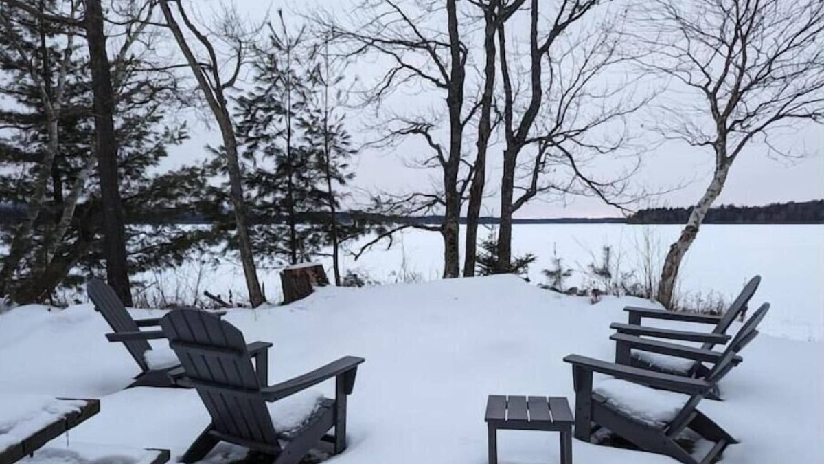Lake Clear Cabin | Lakefront Home and Boathouse on Lake Clear