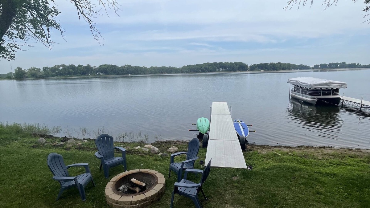 Madison Lake House | Lakefront home on Middle Jefferson! Only one hour away from the Twin Cities!
