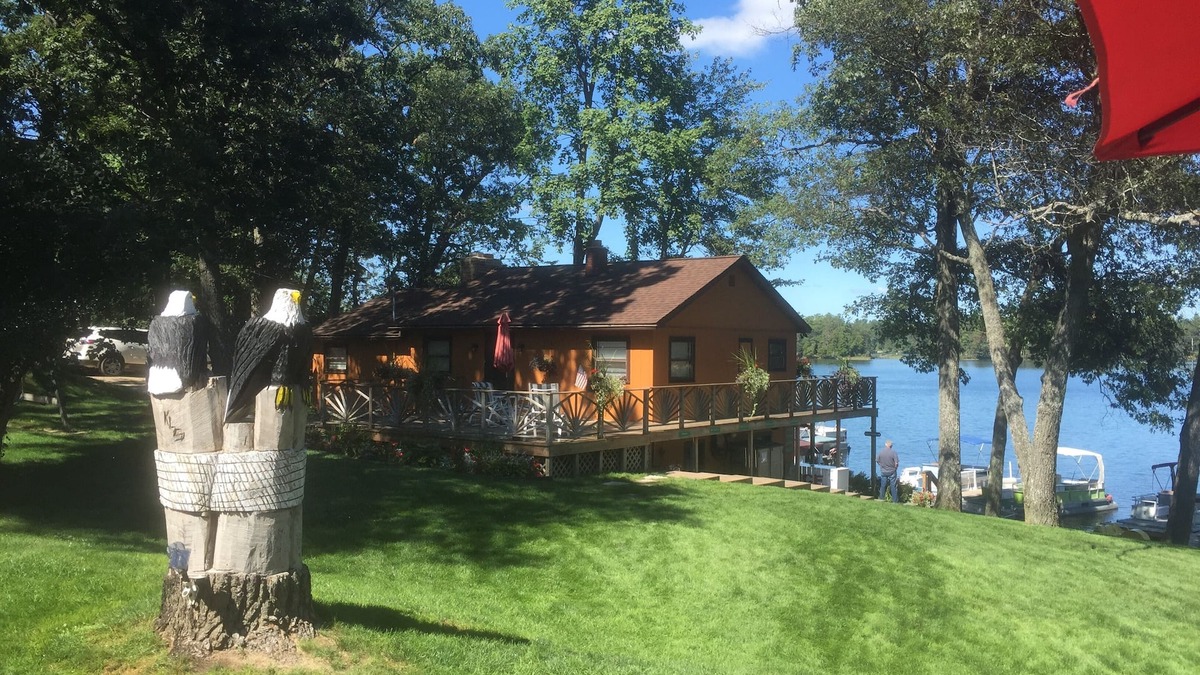 West Branch House | Lakefront Home - Two Bedroom with Fireplace - Outdoor Hot Tub - Pet Friendly!