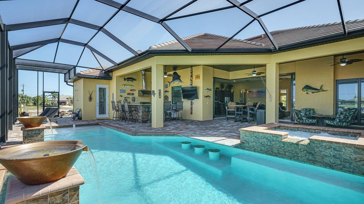 Burnt Store House | Lakefront Home w/Private Dock in Cape Coral!
