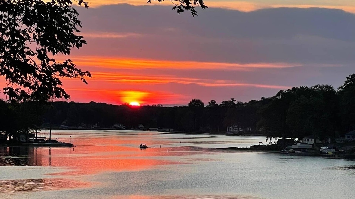 Plainwell House | Lakefront Home with Amazing Sunsets