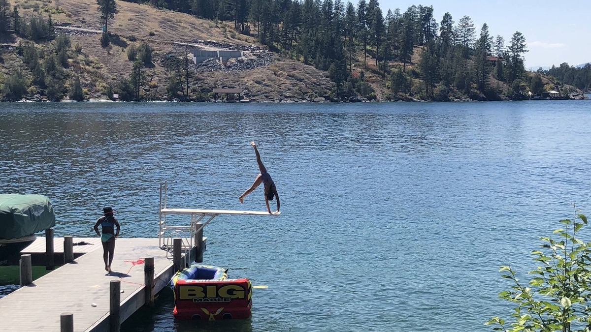 Polson House | Lakefront home with dock on Flathead Lake, Montana with Guest House -Sleeps 11