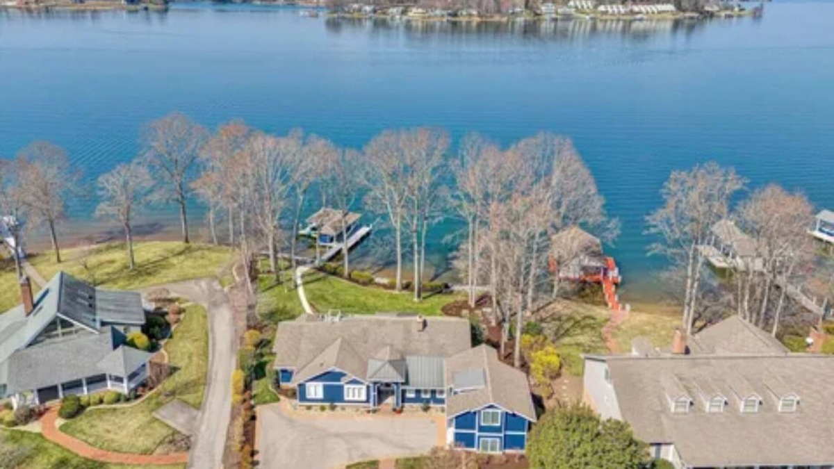 Penhook House | Lakefront Home with Private Dock, Sunset Views, Pet-Friendly~sleeps eight
