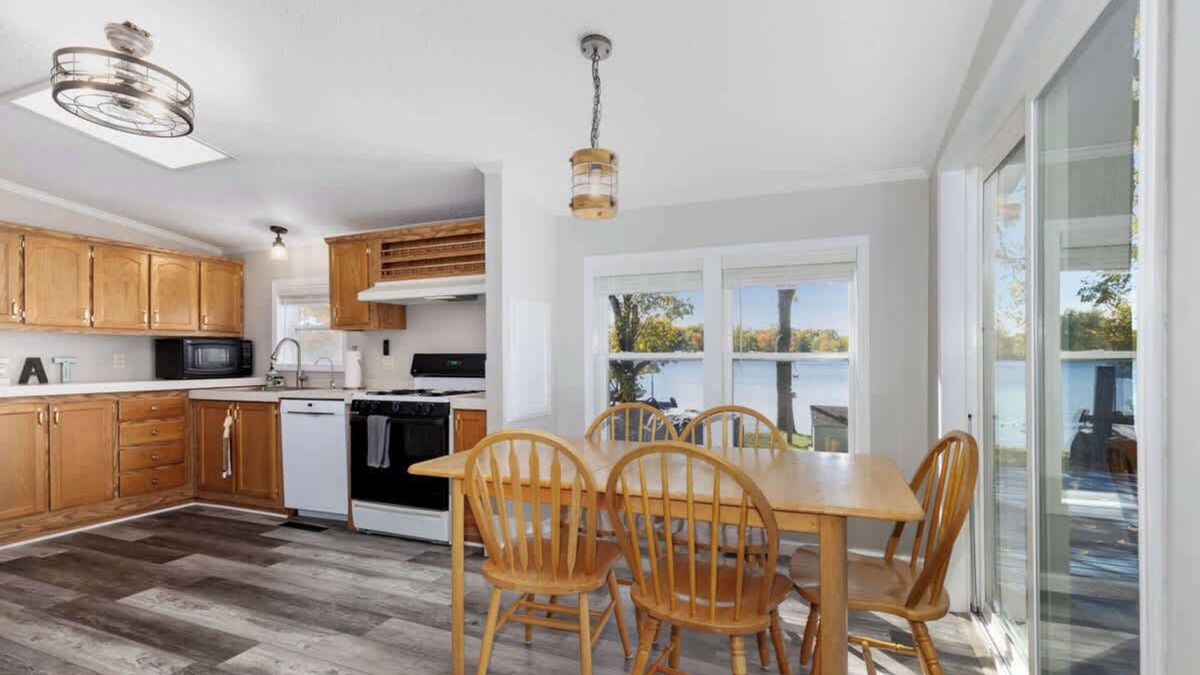 Bloomingdale House | Lakefront Home with Dock, Firepit & Private Deck