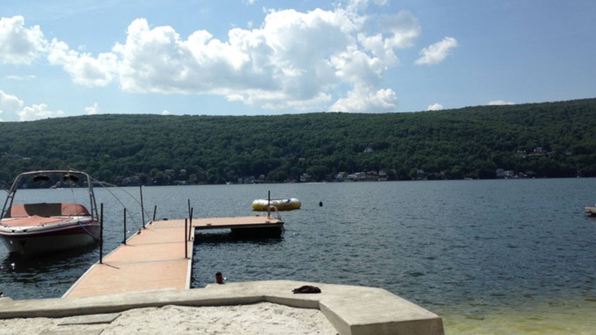 Greenwood Lake House | Lakefront - HotTub, Gameroom, Bar, White Sand Beach, Views, and 15 acres