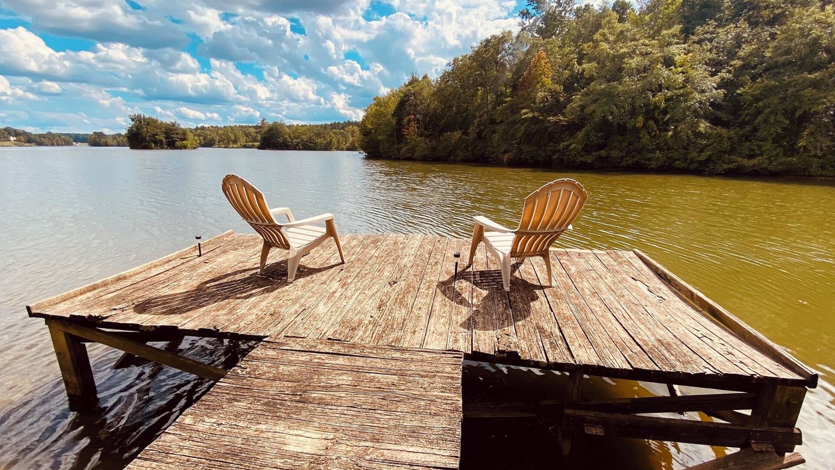 Laurens House | Lakefront house sleeps 5 - Lake Rabon, Laurens SC