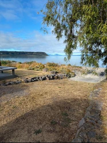 Waitahanui House | Lakefront House Stunning Sunsets