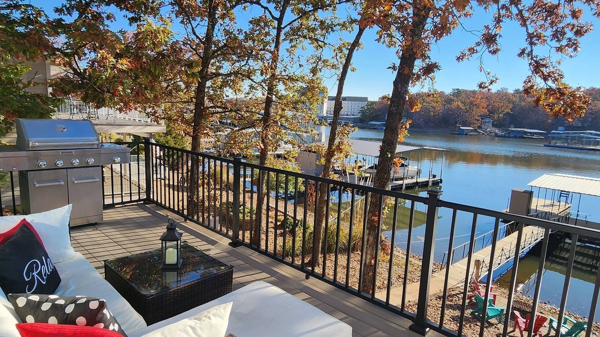 Osage Beach House | Lakefront House w/Private Dock in a Protected Cove -Swim, Kayak, Fish!