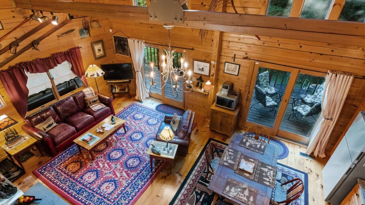 Washington Cabin | Lakefront Log Cabin on 2 acres