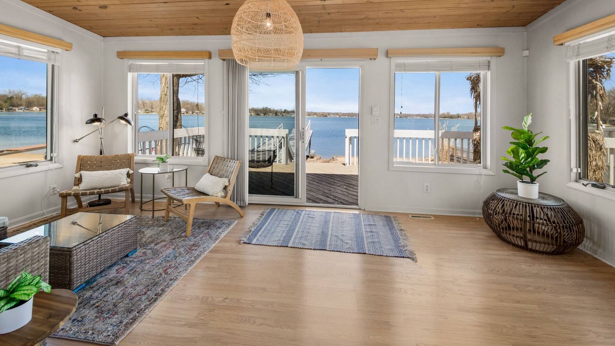 Niles Cottage | Lakefront Oasis with private beach and dock in Southwest Michigan!