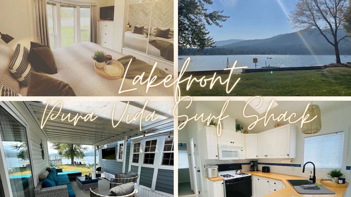 Christina Lake House | LAKEFRONT Park Model at Christina Lakeside Resort