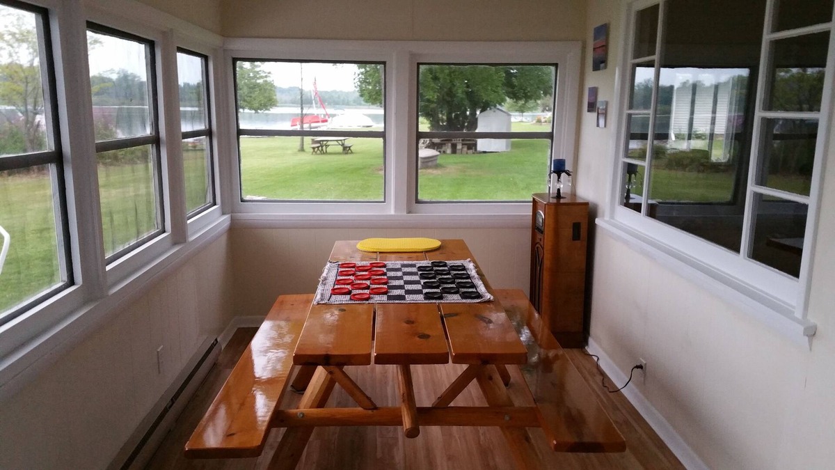 Vestaburg Cabin | Lakefront Rental in Stanton, MI