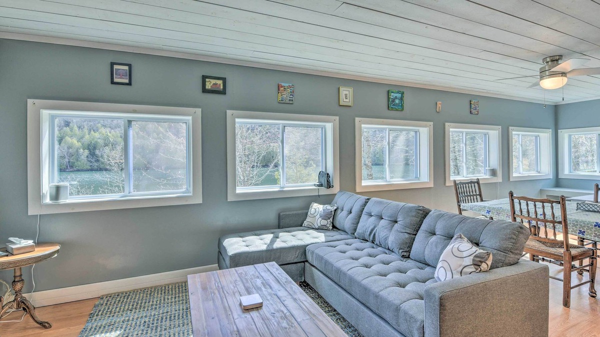 Eastern Vermont Cottage | Lakefront Retreat w/Large Yard & Boat Dock!