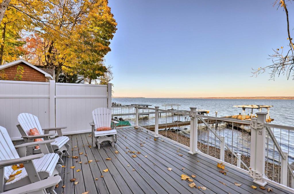 Romulus House | Lakefront Romulus Retreat with Private Dock!