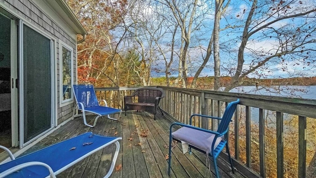 Cotuit House | Lakefront Stunning Cape Cod Views w Private Lake Beach Acre+ Land on the lake