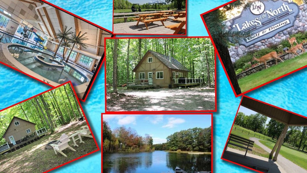 Elmira Cabin | Lakes of the North MI getaway