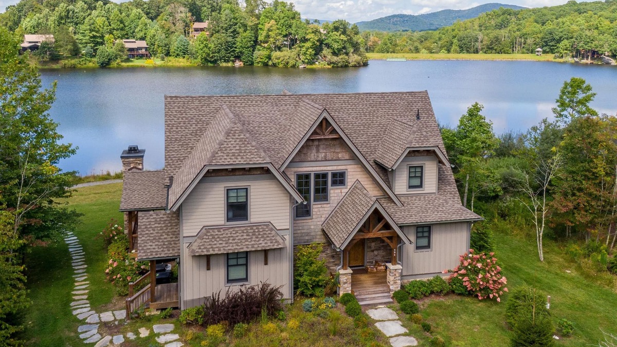 Blowing Rock Cabin | Lakeshore Retreat- new construction in Sweetgrass, right on the lake