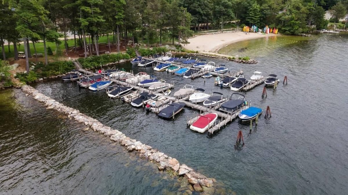 Moultonborough House | Lakeside 3BR Retreat with Dock, Hot Tub - Sleeps 6