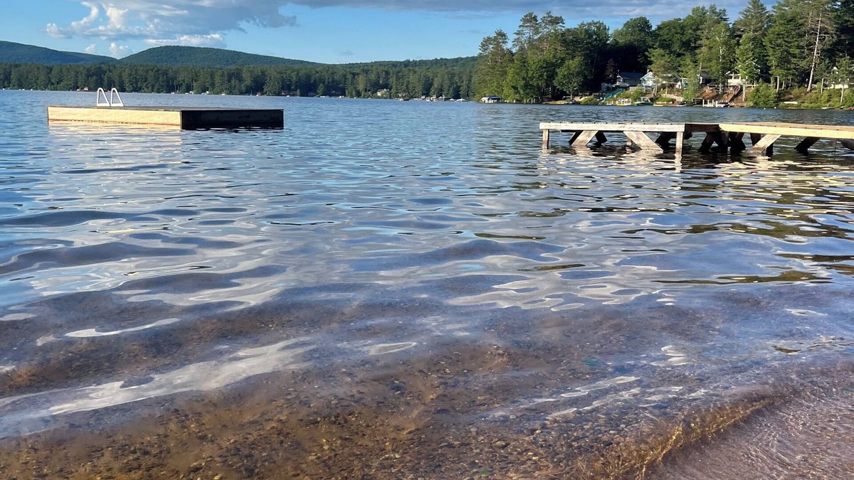 Gilmanton IW Cottage | Lakeside Cottage 2 bedrooms/full bath & kitchen/Great Swimming!