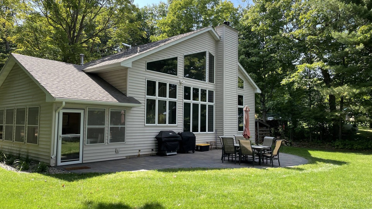 Deerwood Cabin | Lakeside home on one acre with private beach 90 minutes from the Twin Cities