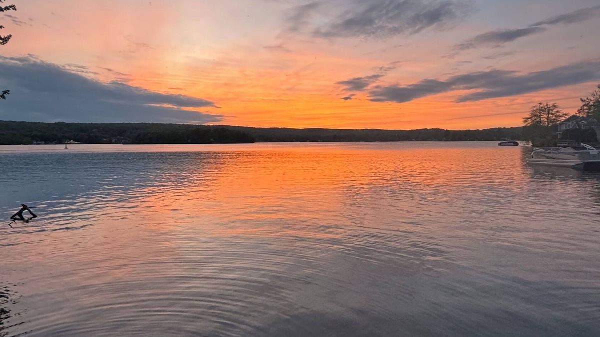 Lake Pocotopaug House | Lakeside Home: Pet-Friendly Retreat with Breathtaking Sunsets