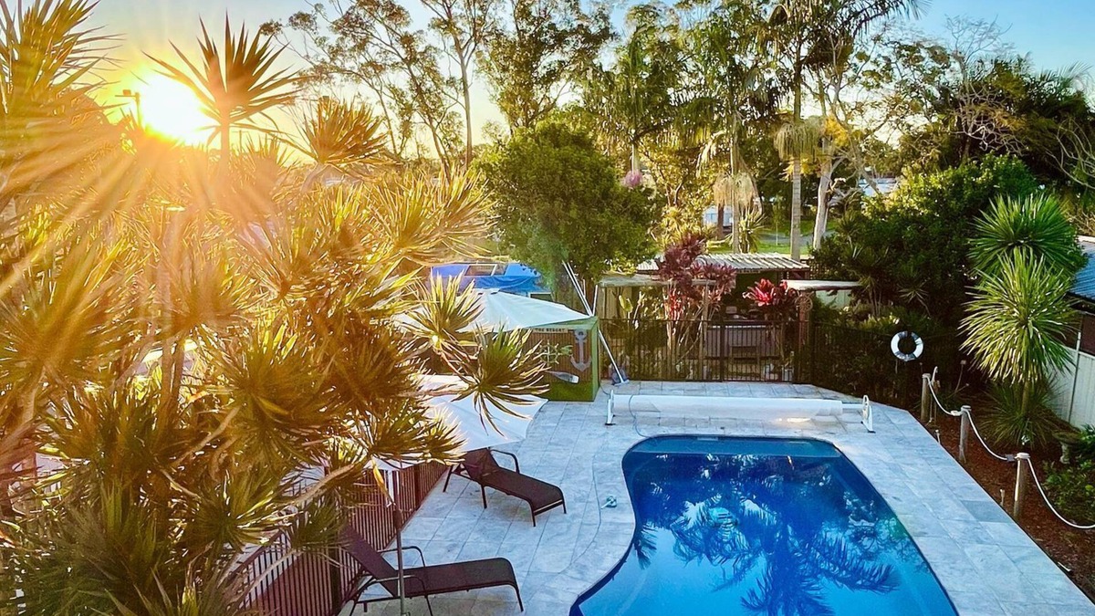 Mannering Park House | Lakeside Oasis w/Pool & Spa