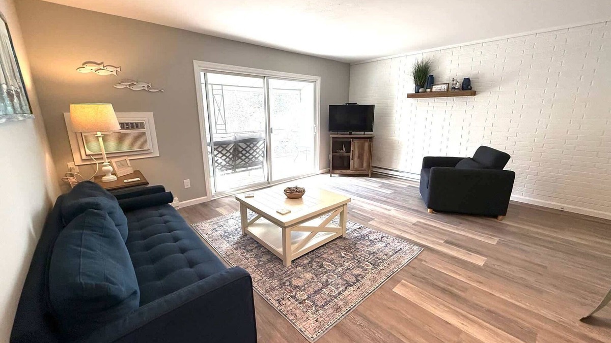 Bridgman Condo | Lakeside Serenity: 1BD Villa with Private Deck