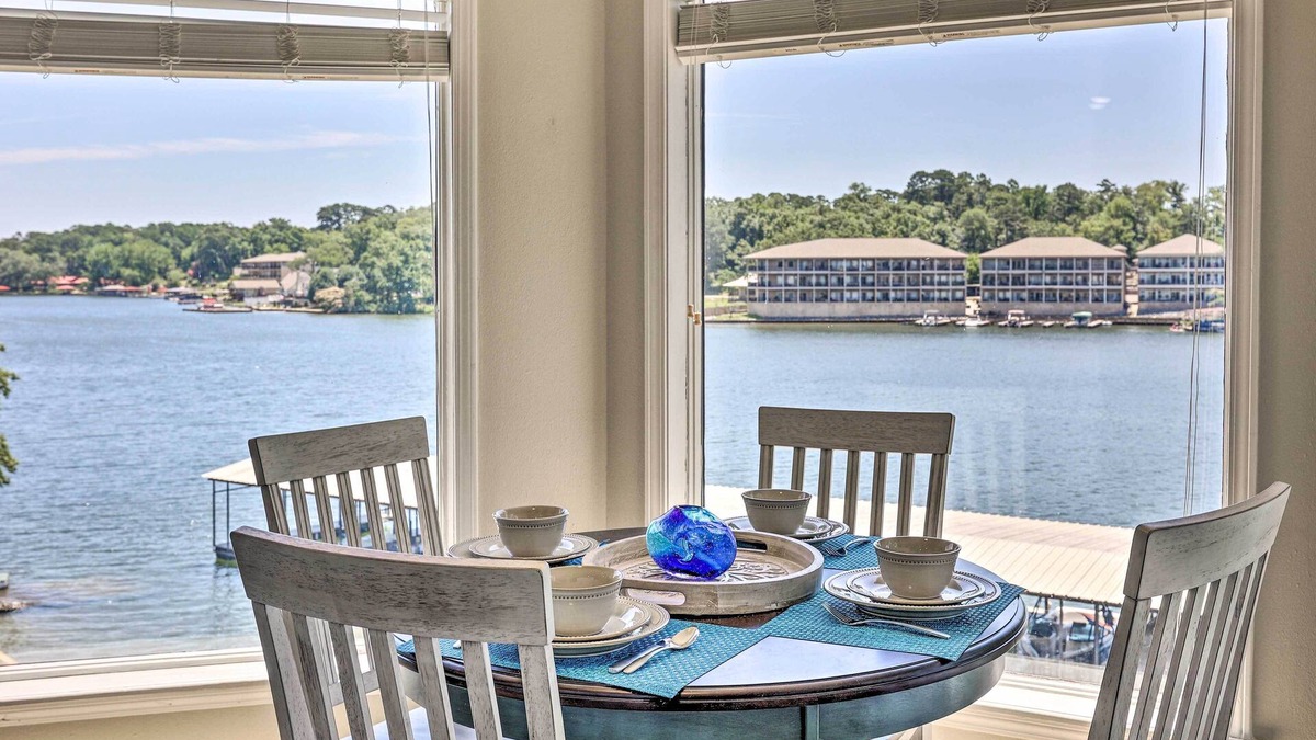 Lake Hamilton Apartment | 'lakeview Blue Oasis' in Hot Springs: Lake Access