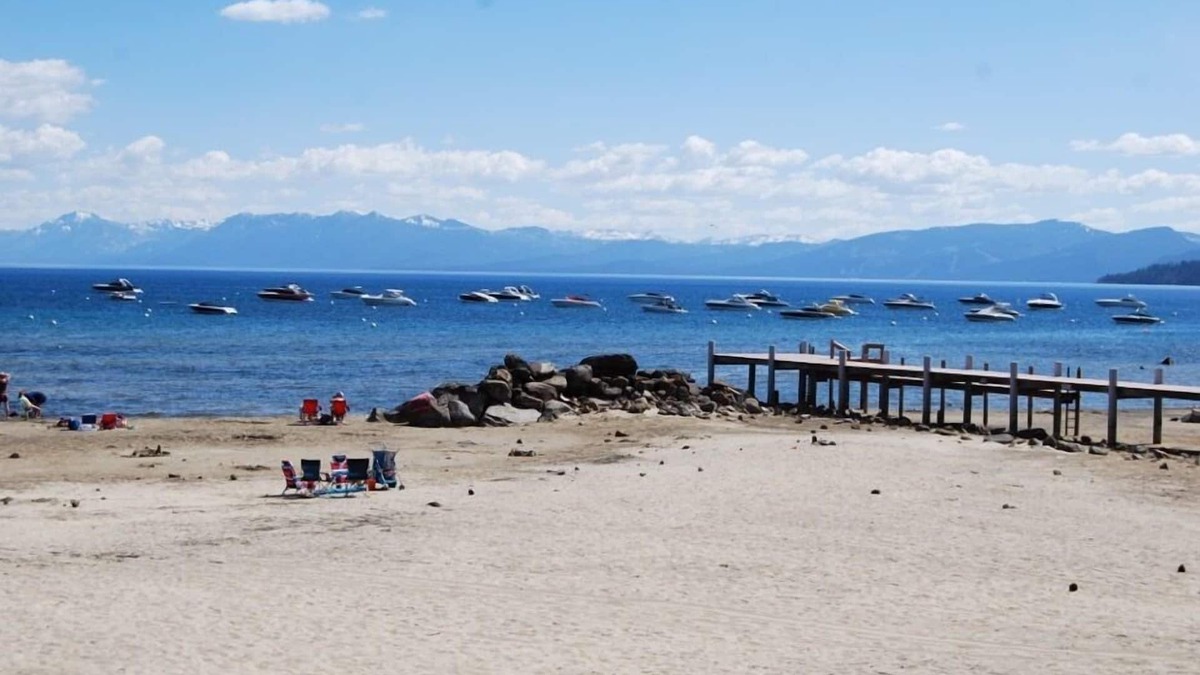 Tahoe Vista Cottage | Lakeview cottage-steps to beach -shared Lakefront deck! Dog ok
