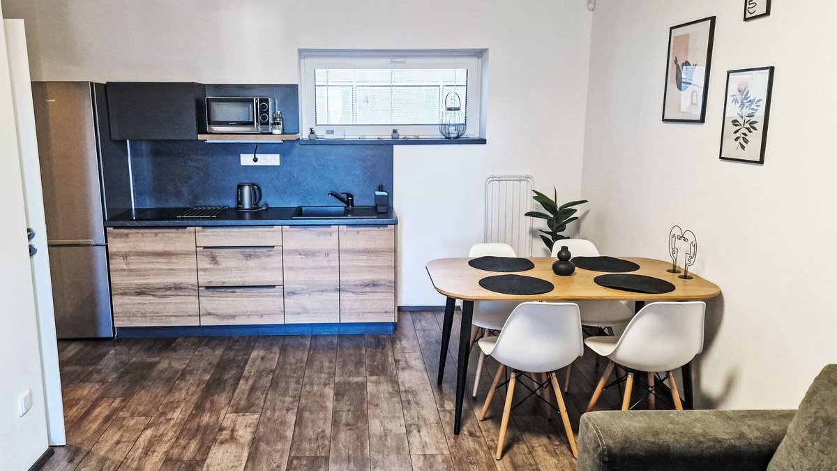 Cerna V Posumavi Apartment | Lakeview Luxury Lodge & Garden by Interhome
