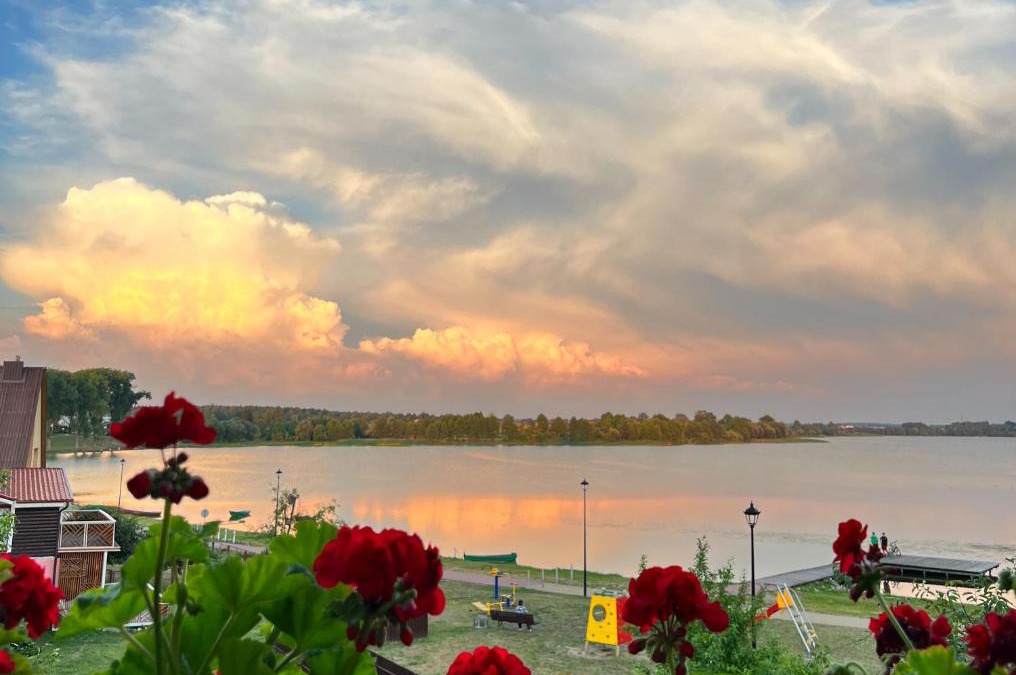 Vievis Apartment | Lakeview Retreat in Vievis