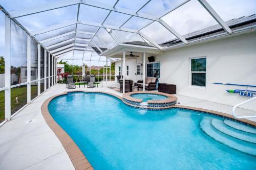 Centennial House | Lanai, Private Pool Lehigh Acres Home