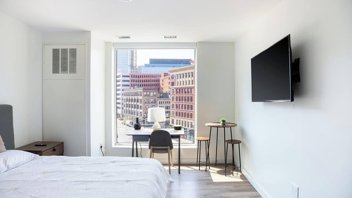 Greektown Historic District Apartment | Landing at eXchange - Studio in Downtown Detroit
