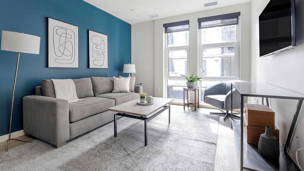 Civic Center Apartment | Landing | Chic 1BD, Gym, Rooftop Lounge