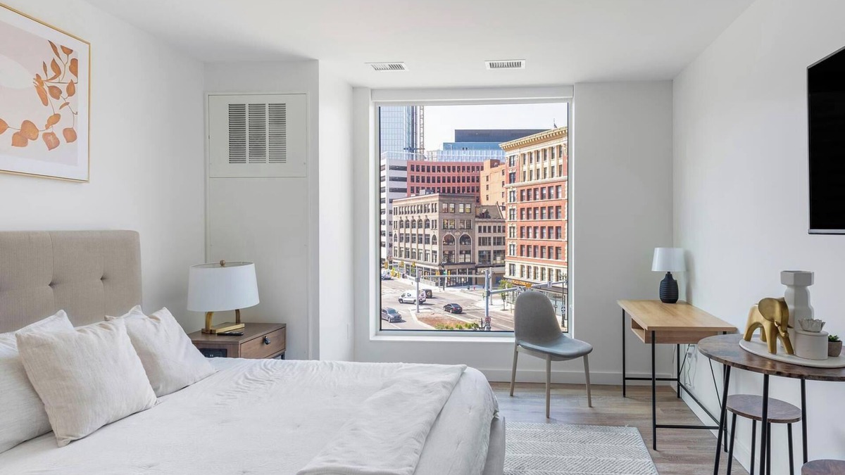 Greektown Historic District Apartment | Landing | Chic Studio, Clubhouse, Gym